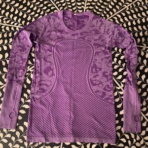 Lululemon Swifty Tech Long Sleeve- ***LIMITED EDITION PURPLE CAMOUFLAGE!!***